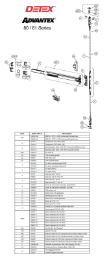Detex 80 / 81 Series Parts Diagram